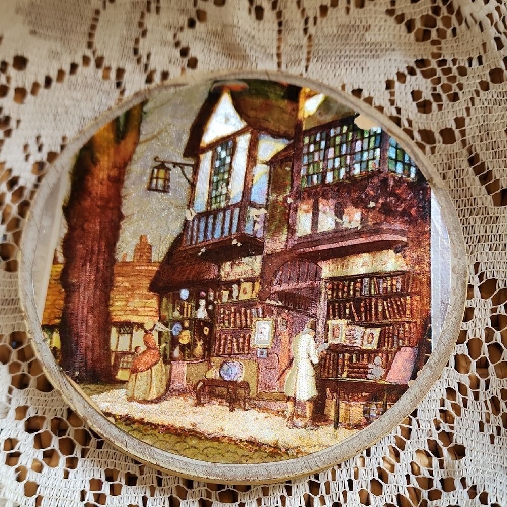 Vintage Foil Lithograph Made In England A Mirrart Production